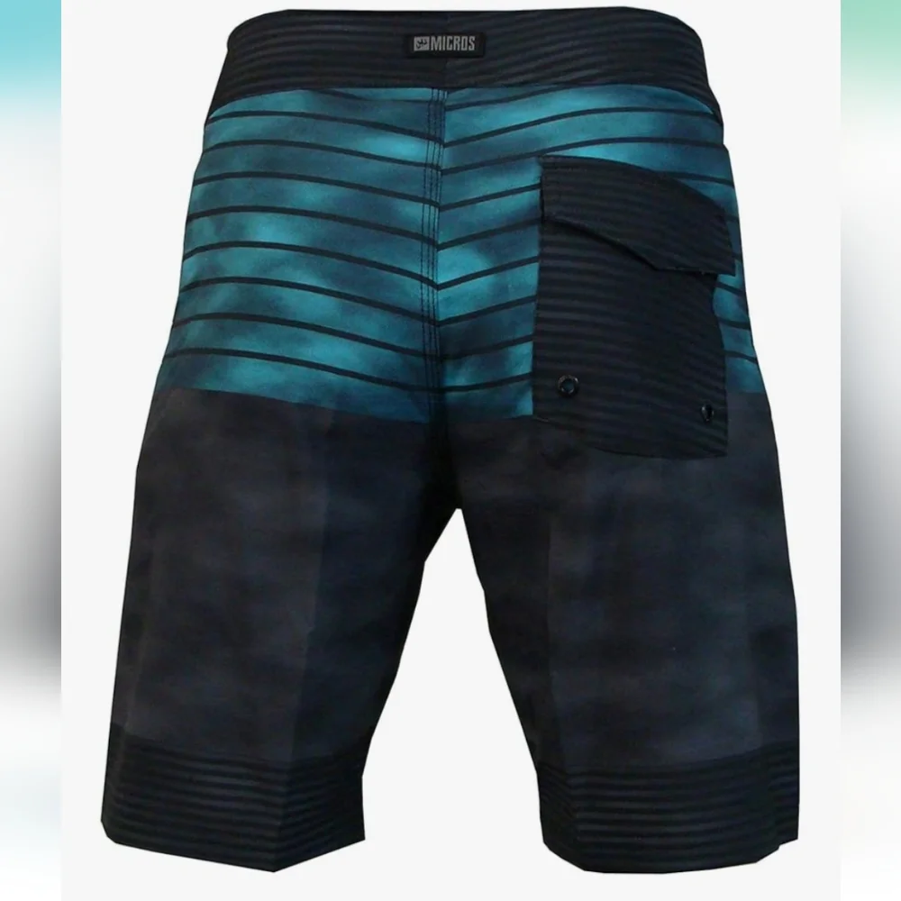 Micros Ares Tie Dye 4 Way Stretch Boardshorts with Comfort‎ Fly for Men 34